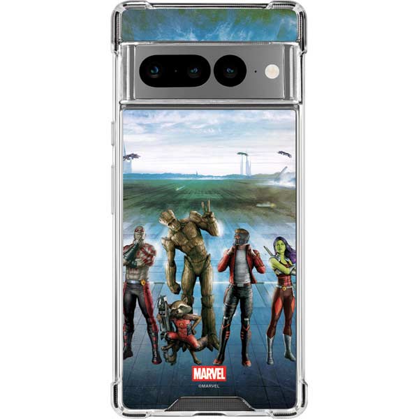 Marvel Guardians of the Galaxy Hero Squad Google Pixel 7 Pro Clear Case