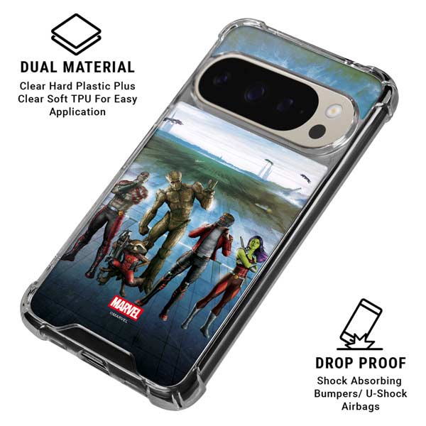 Marvel Guardians of the Galaxy Hero Squad Google Pixel 9 Pro XL Clear Case