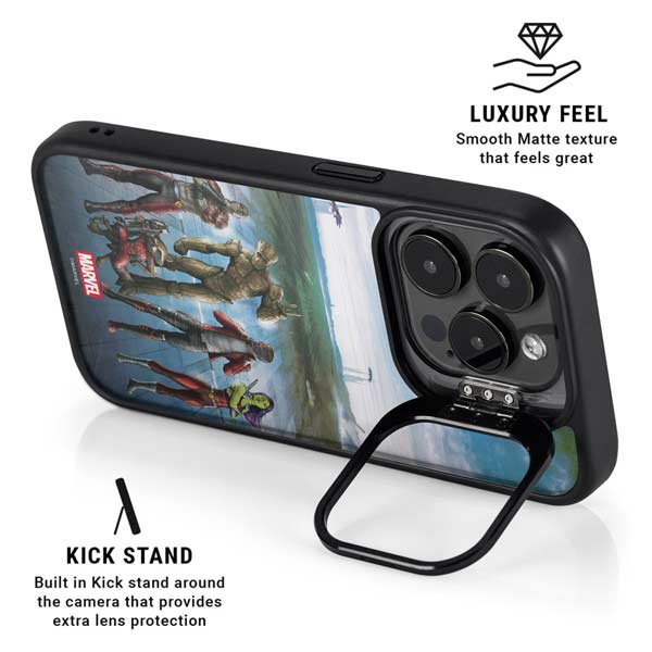 Marvel Guardians of the Galaxy Hero Squad iPhone 14 Pro Kickstand Case