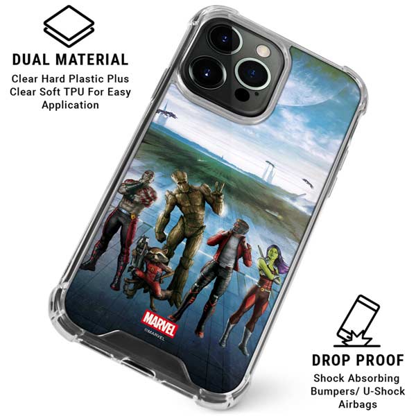 Marvel Guardians of the Galaxy Hero Squad iPhone 15 Pro Clear Case