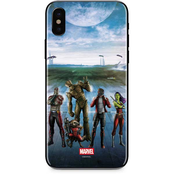 Marvel Guardians of the Galaxy Hero Squad iPhone X Skin