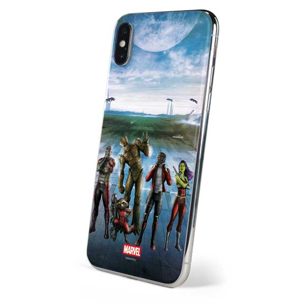 Marvel Guardians of the Galaxy Hero Squad iPhone X Skin