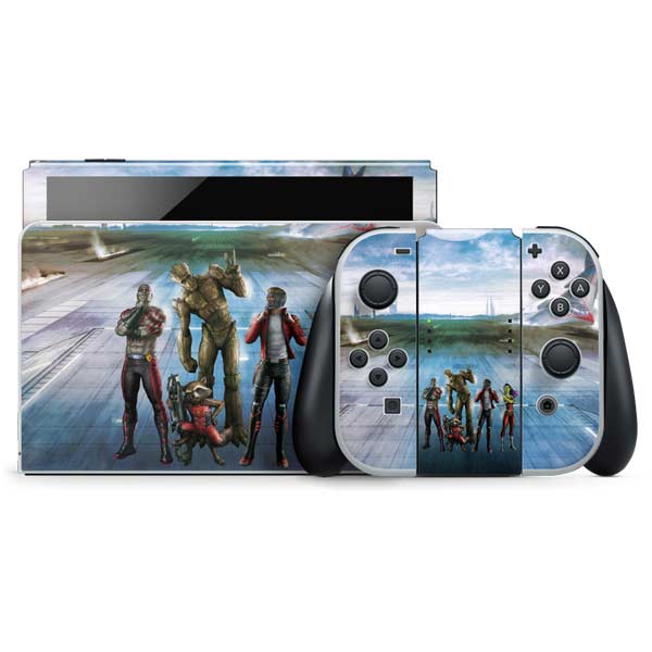 Marvel Guardians of the Galaxy Hero Squad Nintendo Switch OLED (2021) Skin