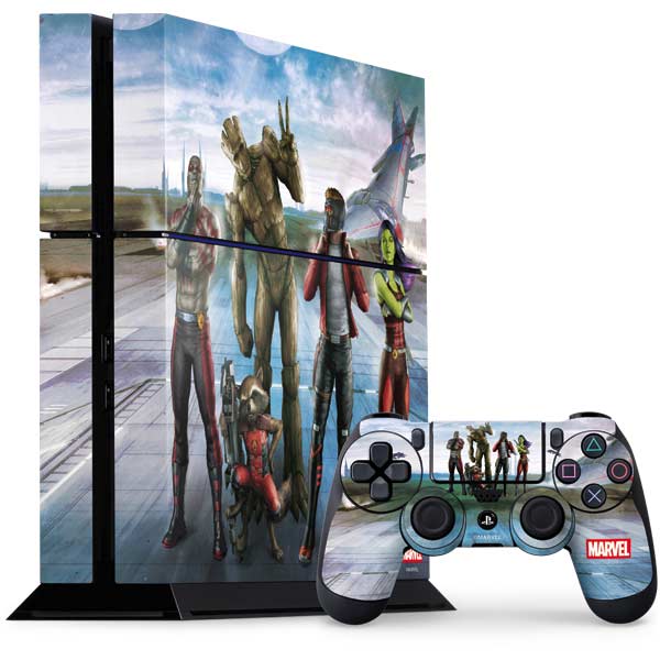 Marvel Guardians of the Galaxy Hero Squad PS4 Console and Controller Bundle Skin