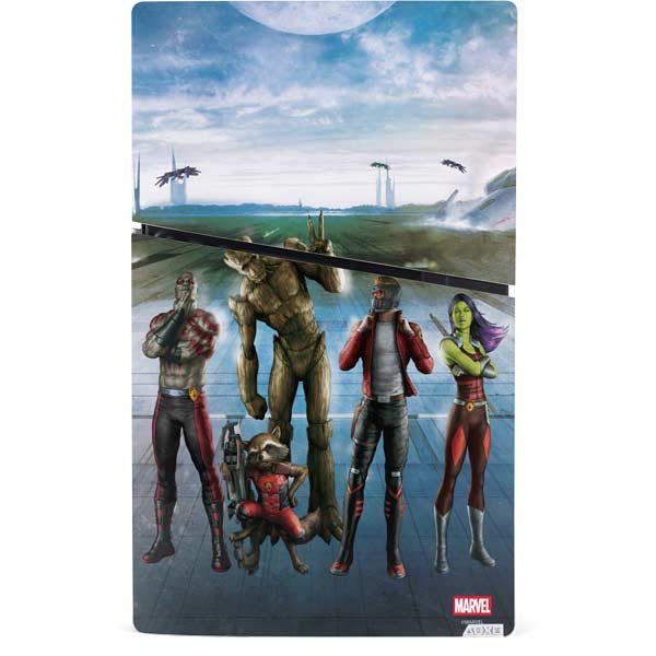 Marvel Guardians of the Galaxy Hero Squad PS5 Slim Digital Edition Console Skin