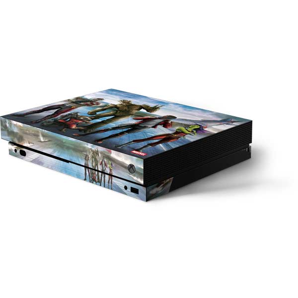 Marvel Guardians of the Galaxy Hero Squad Xbox One X Console Skin