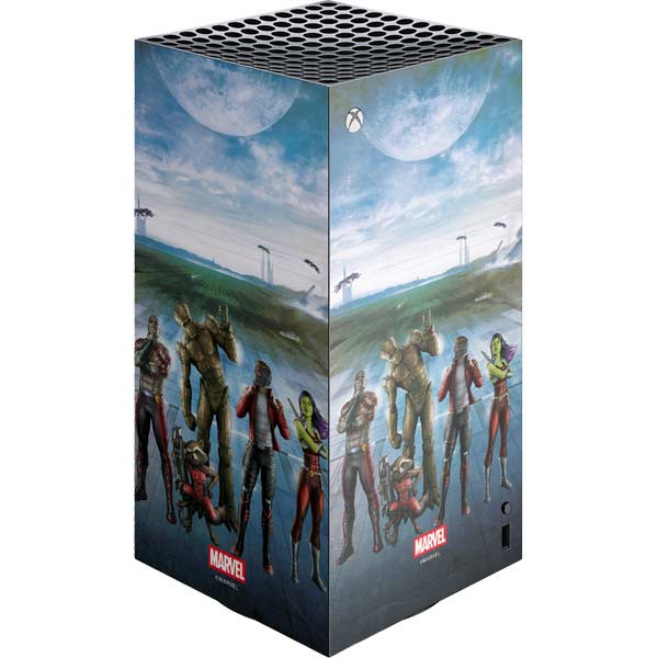 Marvel Guardians of the Galaxy Hero Squad XBox Series X Digital Edition Console Skin