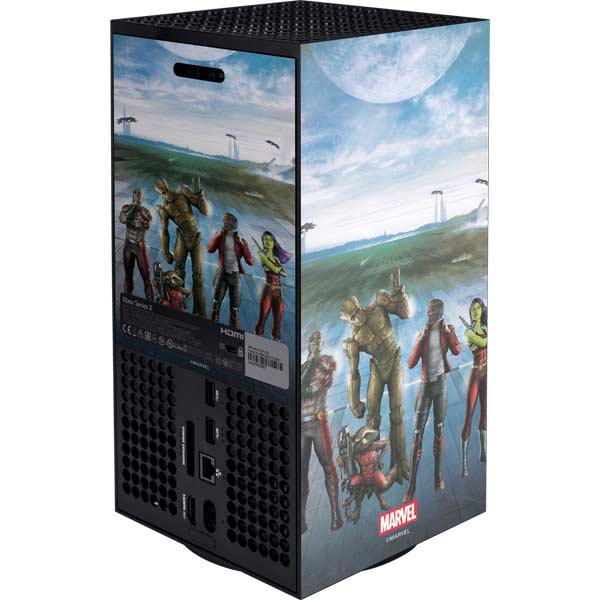 Marvel Guardians of the Galaxy Hero Squad XBox Series X Digital Edition Console Skin
