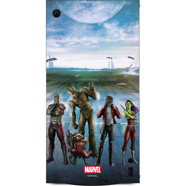 Marvel Guardians of the Galaxy Hero Squad XBox Series X Digital Edition Console Skin