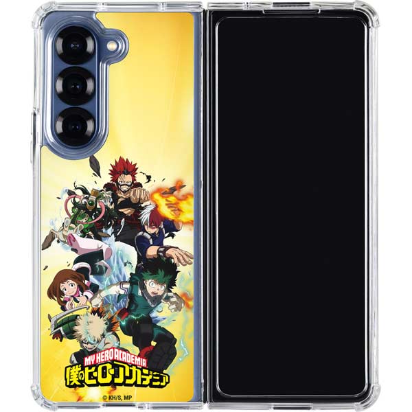 My Hero Academia Hero Team Season 4 Galaxy Z Fold7 Clear Case