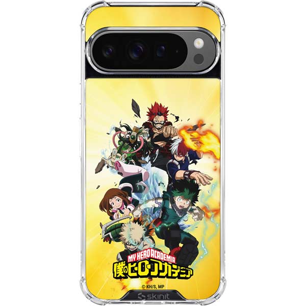 My Hero Academia Hero Team Season 4 Google Pixel 10 Pro Clear Case