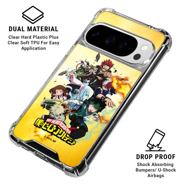 My Hero Academia Hero Team Season 4 Google Pixel 10 Pro Clear Case