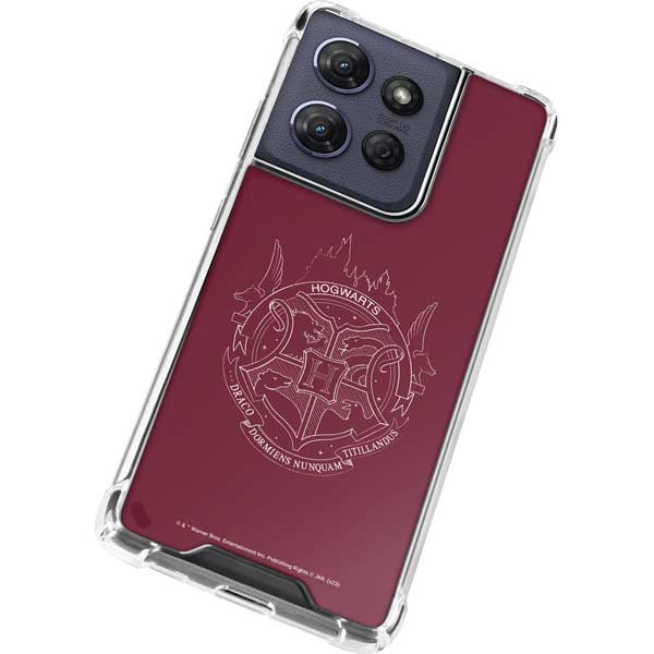 Wizarding Worlds Harry Potter Hogwarts Crest Moto G 5G (2025) Clear Case