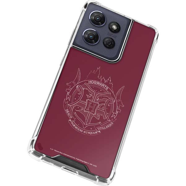 Wizarding Worlds Harry Potter Hogwarts Crest Moto G Play 5G (2025) Clear Case