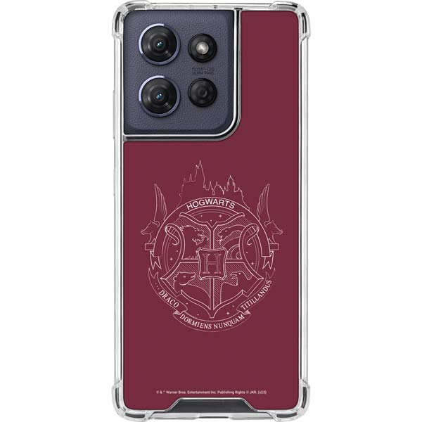 Wizarding Worlds Harry Potter Hogwarts Crest Moto G Power 5G (2025) Clear Case