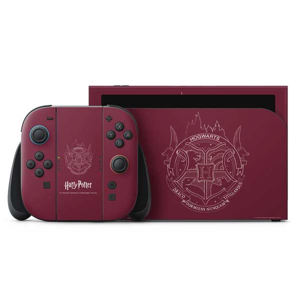 Wizarding Worlds Harry Potter Hogwarts Crest Nintendo Skins
