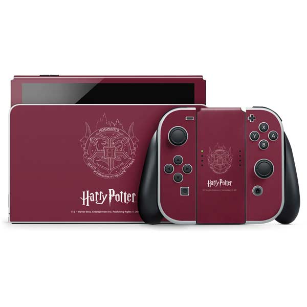 Wizarding Worlds Harry Potter Hogwarts Crest Nintendo Skins