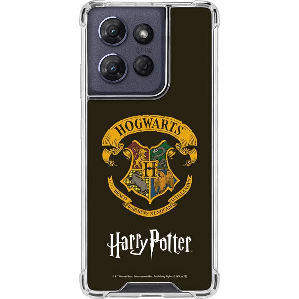 Wizarding World Harry Potter Hogwarts Houses Crest Moto G Power 5G (2025) Clear Case