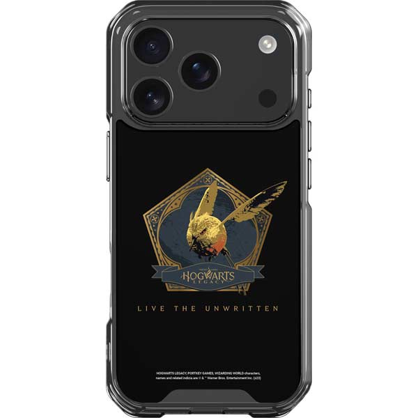 Wizarding World Hogwarts Legacy Golden Snitch iPhone 17 Pro Clear Case