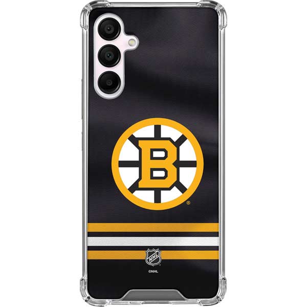 NHL Boston Bruins Home Jersey Galaxy A16 5G Clear Case