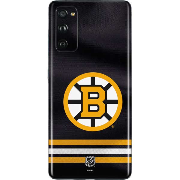 NHL Boston Bruins Home Jersey Galaxy S20 Fan Edition Skin