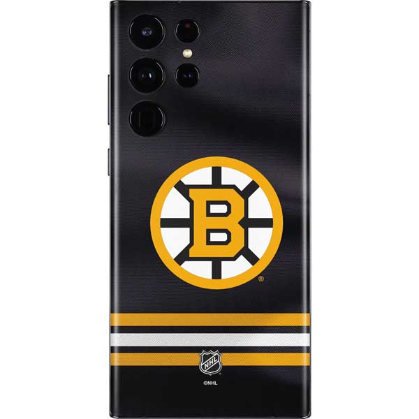 NHL Boston Bruins Home Jersey Galaxy S22 Ultra Skin