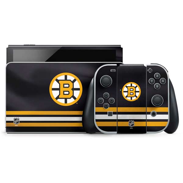 NHL Boston Bruins Home Jersey Nintendo Switch OLED (2021) Skin