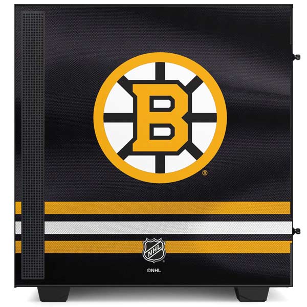 NHL Boston Bruins Home Jersey NZXT H510 Compact ATX Mid-Tower Case Skin