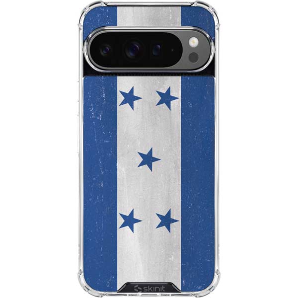 Honduras Flag Distressed Google Pixel 10 Pro XL Clear Case