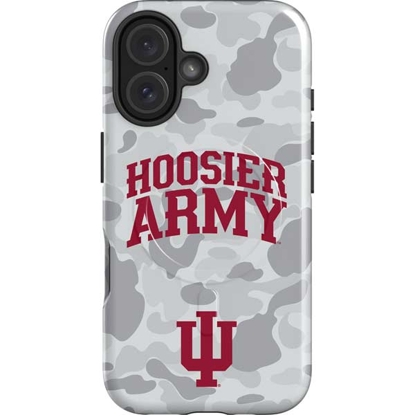 Indiana University Hoosier Army iPhone 16 Magsafe Impact Case