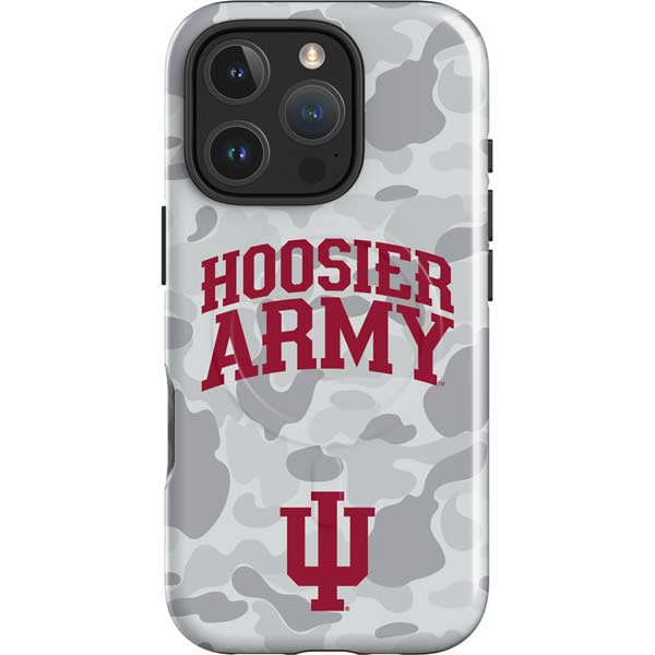 Indiana University Hoosier Army iPhone 16 Pro Magsafe Impact Case