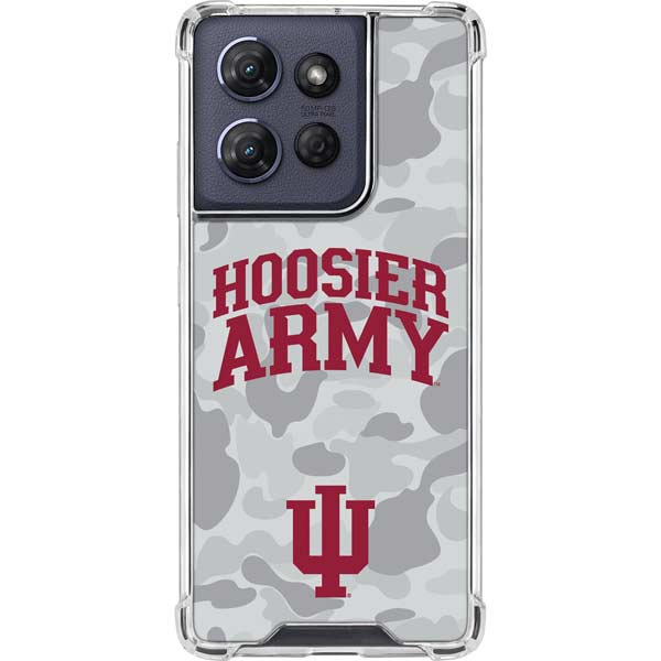 Indiana University Hoosier Army Moto G Play 5G (2025) Clear Case