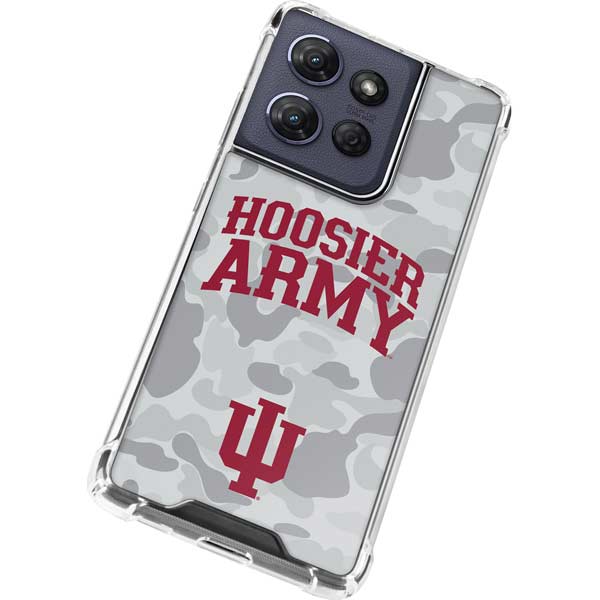 Indiana University Hoosier Army Moto G Play 5G (2025) Clear Case