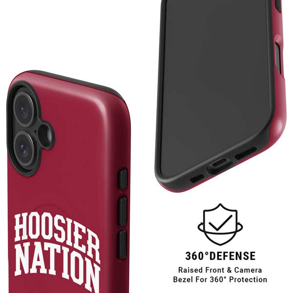Indiana University Hoosier Nation iPhone 16 Plus Magsafe Impact Case