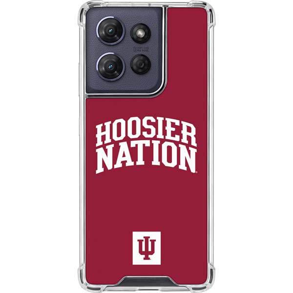 Indiana University Hoosier Nation Moto G Power 5G (2025) Clear Case