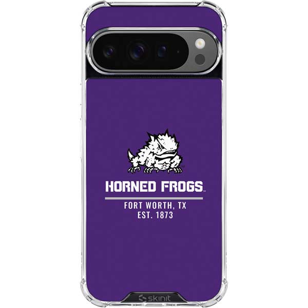 Texas Christian University Horned Frogs Fort Worth Google Pixel 10 Pro XL Clear Case
