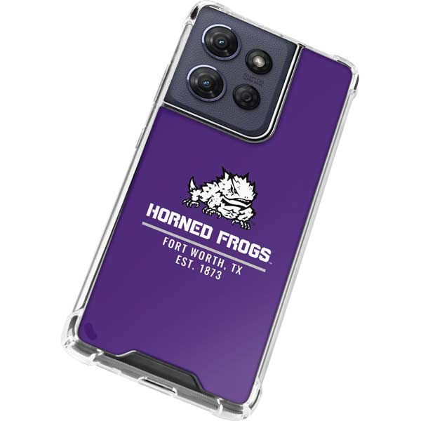 Texas Christian University Horned Frogs Fort Worth Moto G 5G (2025) Clear Case