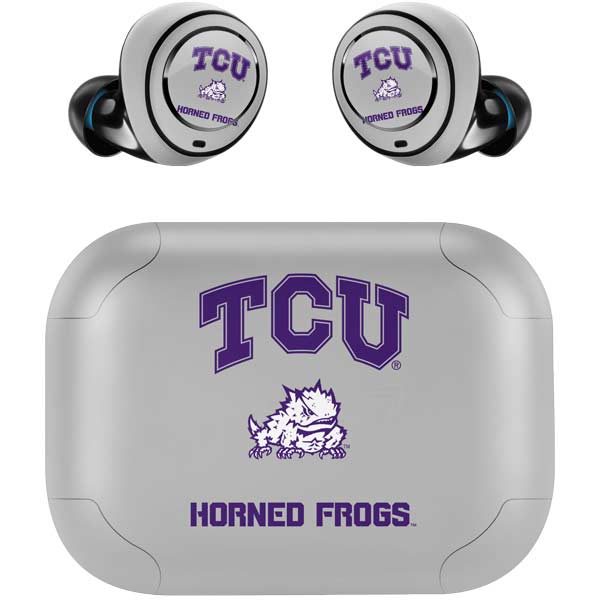 Texas Christian University Horned Frogs Logo Print Amazon Echo Buds Skin