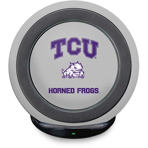 Texas Christian University Horned Frogs Logo Print Fast Charge Wireless Charging Stand Skin