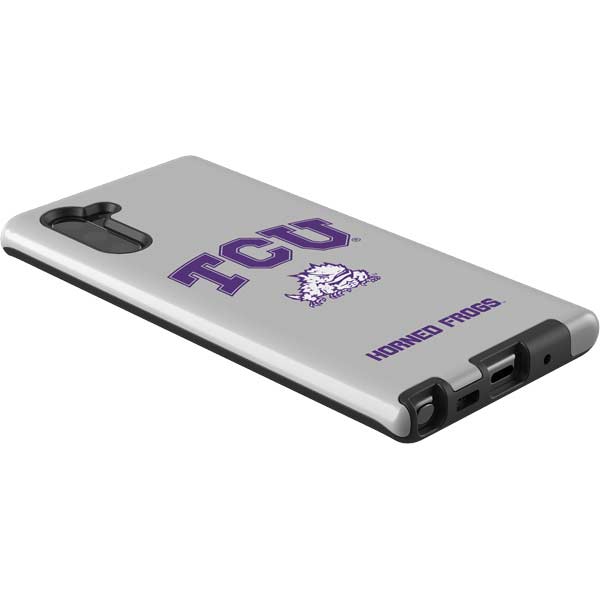 Texas Christian University Horned Frogs Logo Print Galaxy Note 10 Pro Case