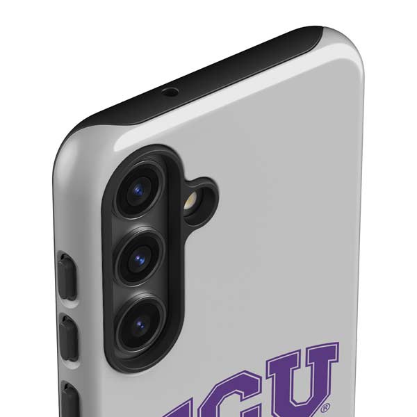 Texas Christian University Horned Frogs Logo Print Galaxy S25 Impact Case