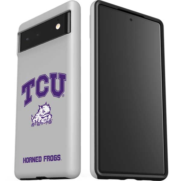 Texas Christian University Horned Frogs Logo Print Google Pixel 6 Impact Case