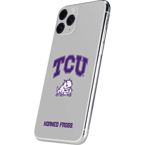 Texas Christian University Horned Frogs Logo Print iPhone 11 Pro Skin