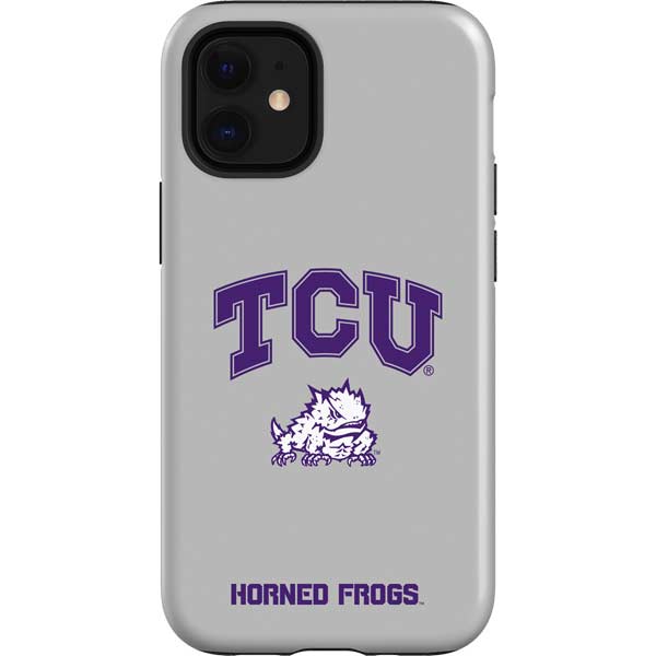 Texas Christian University Horned Frogs Logo Print iPhone 12 Mini Impact Case