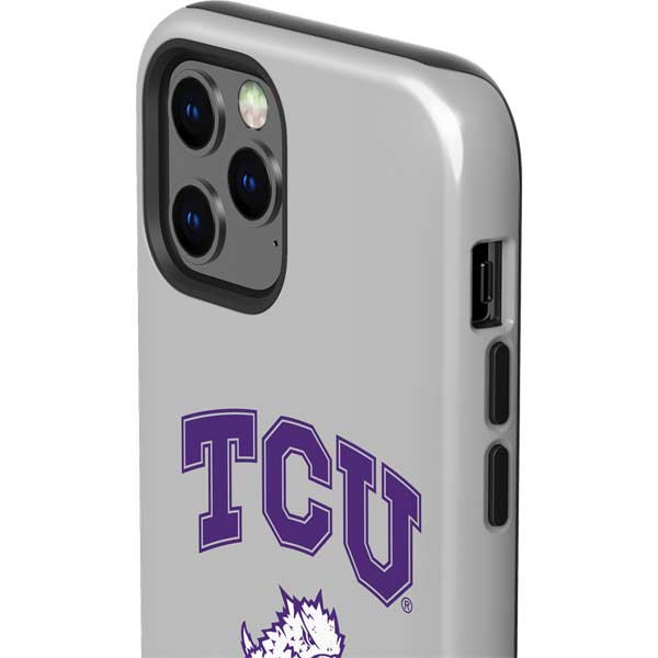 Texas Christian University Horned Frogs Logo Print iPhone 12 Pro Impact Case