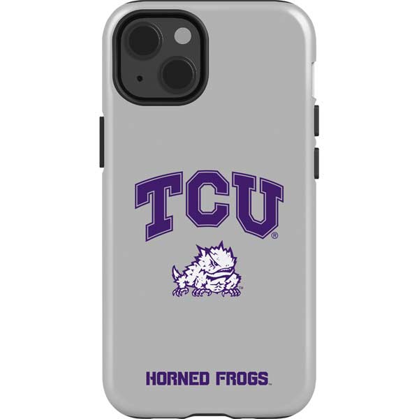 Texas Christian University Horned Frogs Logo Print iPhone 13 Impact Case