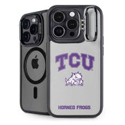 Texas Christian University Horned Frogs Logo Print iPhone 14 Pro Kickstand Case