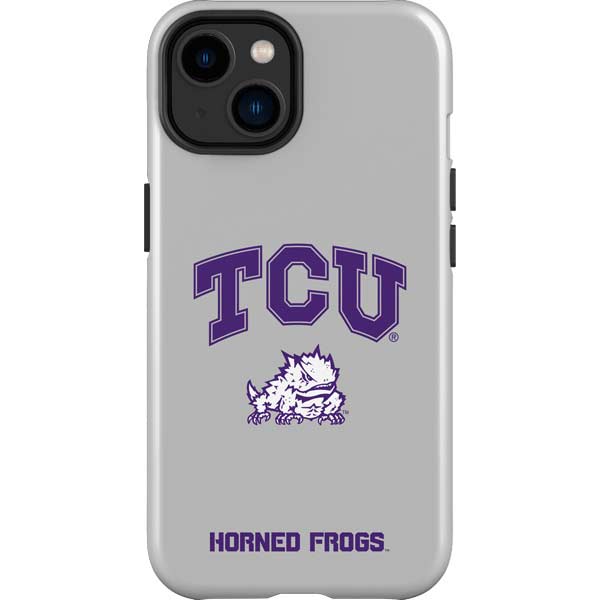 Texas Christian University Horned Frogs Logo Print iPhone 15 Impact Case