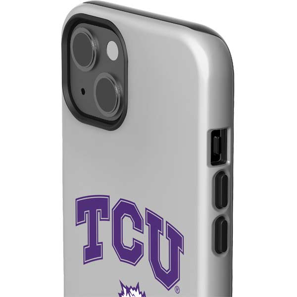 Texas Christian University Horned Frogs Logo Print iPhone 15 Impact Case