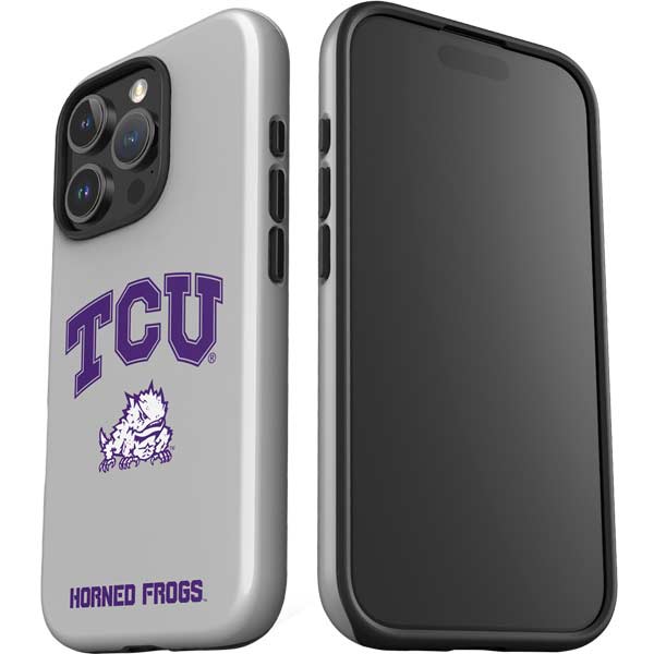 Texas Christian University Horned Frogs Logo Print iPhone 16 Pro Max Impact Case
